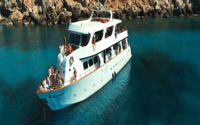 Wycieczka fakultatywna, Miasto duchów, Famagusta, Salamina z rejsem na Blue Lagoon i zatokę żółwi z Ayia Napa